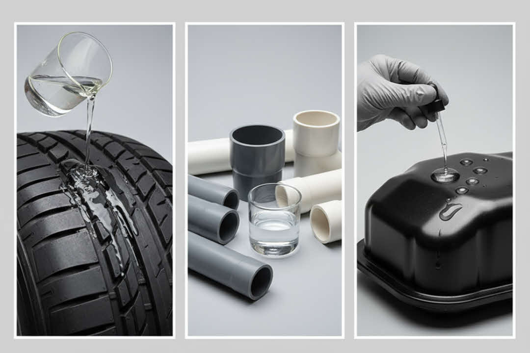 کاربرد پارافین مایع در تولید لاستیک و پلاستیک: راهنمای جامع | شرکت کیمیا فرایند رازی